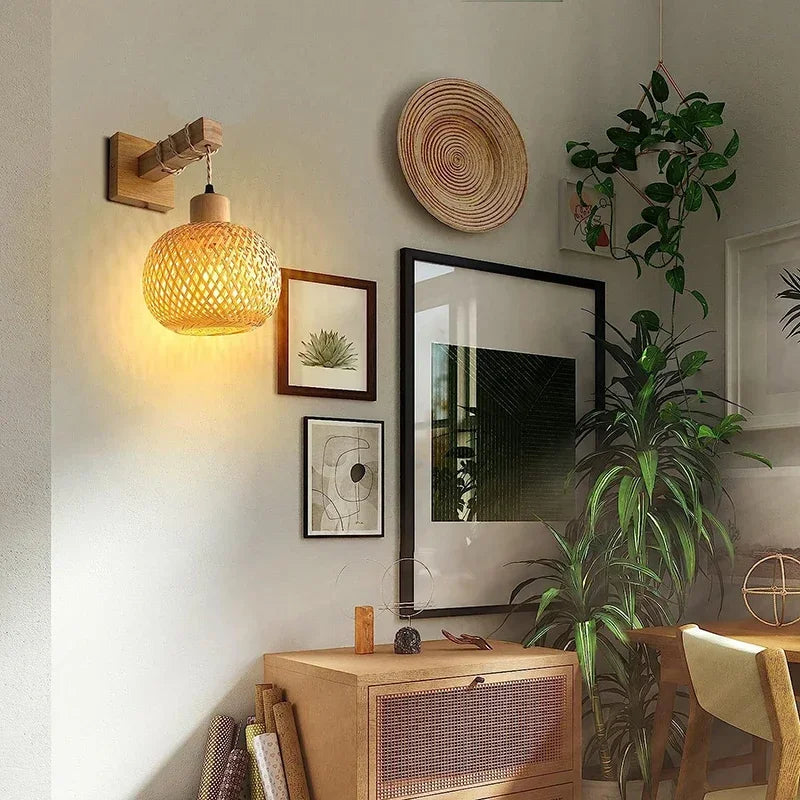 Luminaire Suspension En Bambou
