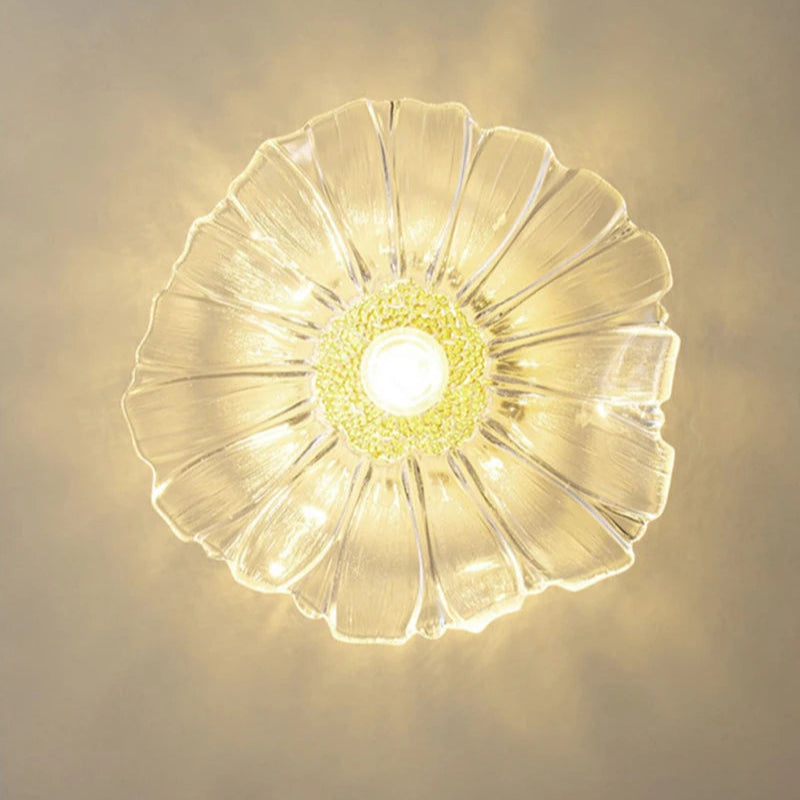 Flower Pendant Light - Closed Hanging