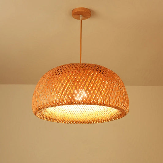 Luminaire Plafonnier En Rotin