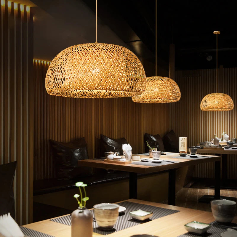 Luminaire Plafonnier En Rotin