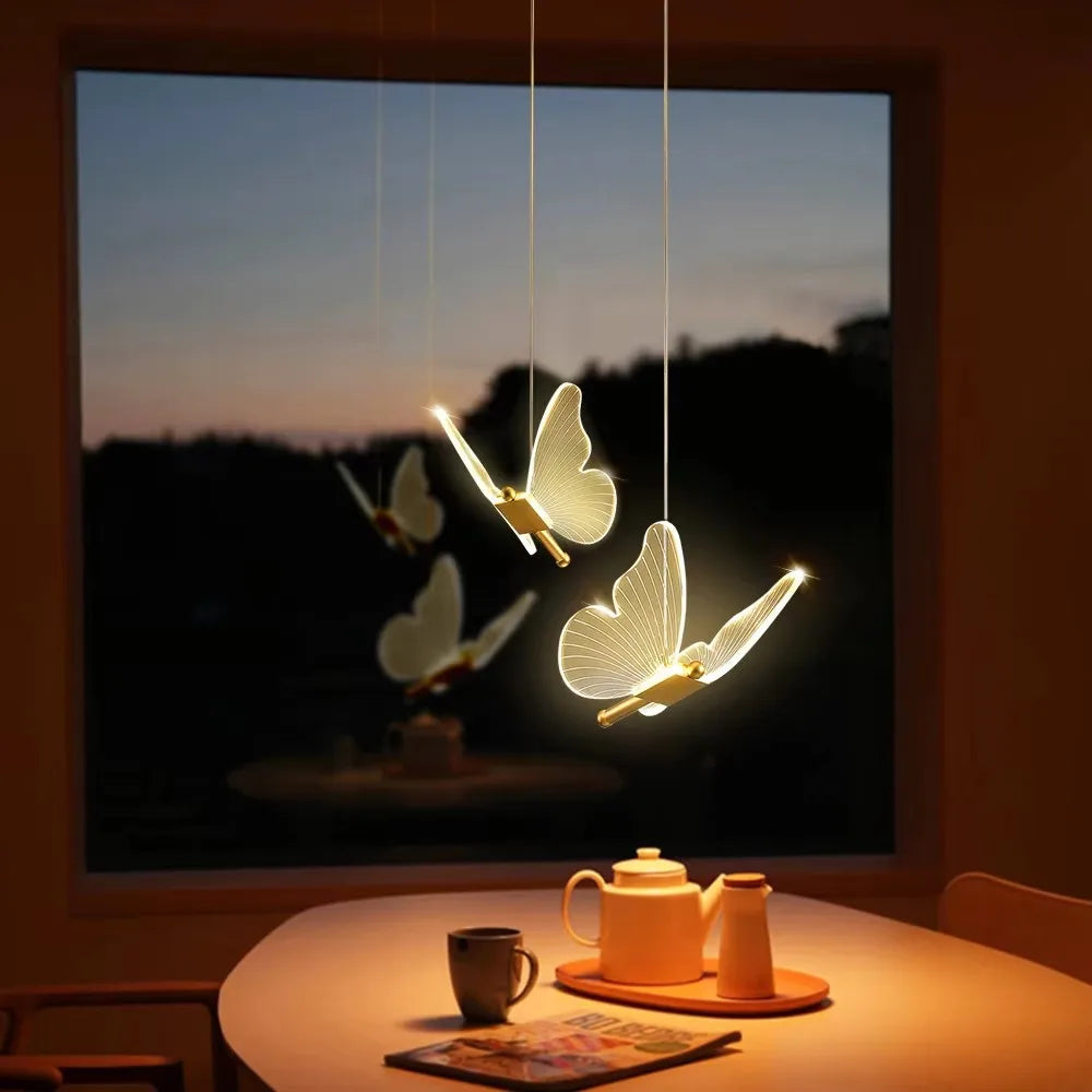 Suspension Luminaire Papillon - x2