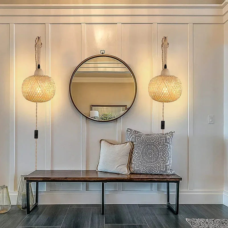Bamboo Light Fixture