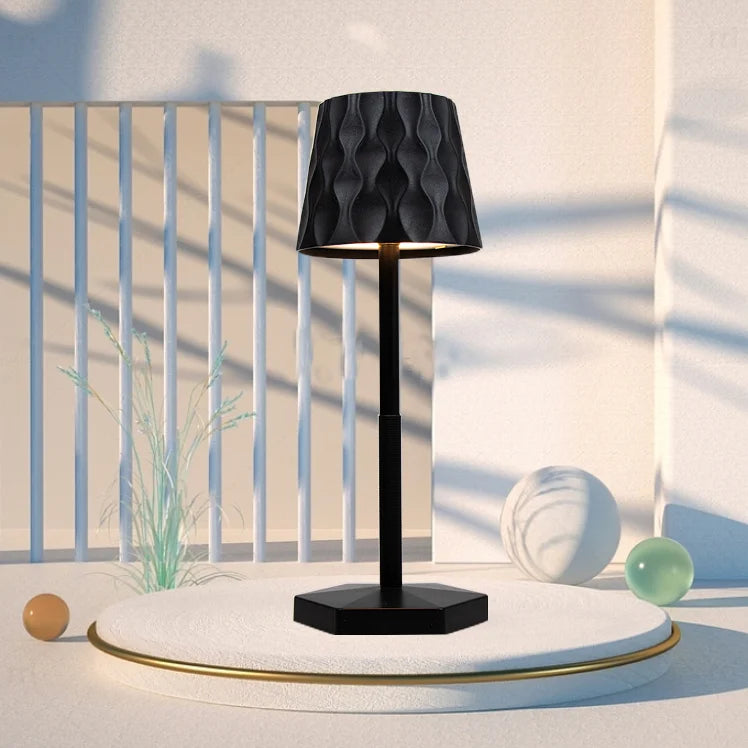 Lampe Sans Fil Cône Facetté