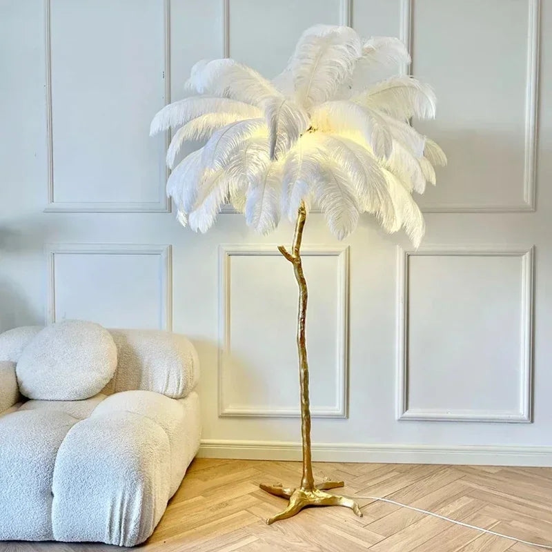 Luminaire Sur Pied - Arbre De Plumes