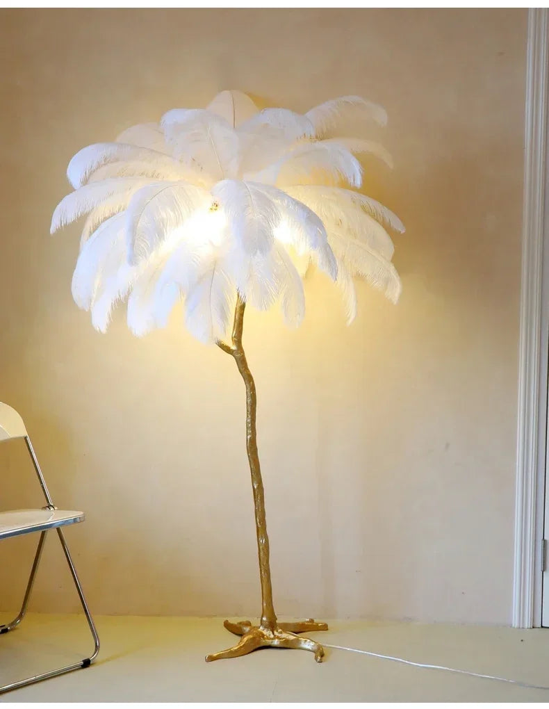 Luminaire Sur Pied - Arbre De Plumes