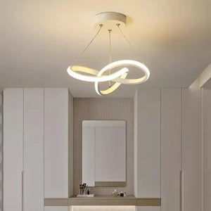 Luminaire Suspension Design Moderne - Blanc 24cm