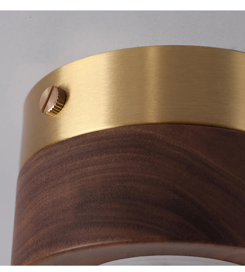 Plafonnier En Bois - Sombre