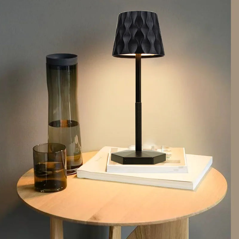 Lampe Sans Fil Cône Facetté