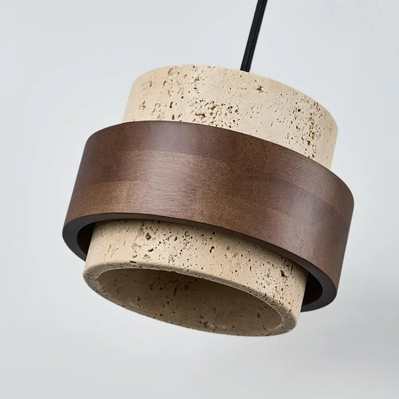 Luminaire En Bois Et Pierre