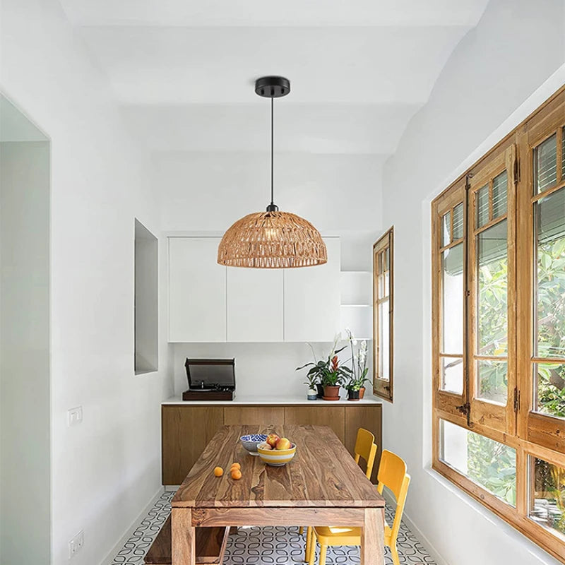 Suspension Luminaire Chanvre