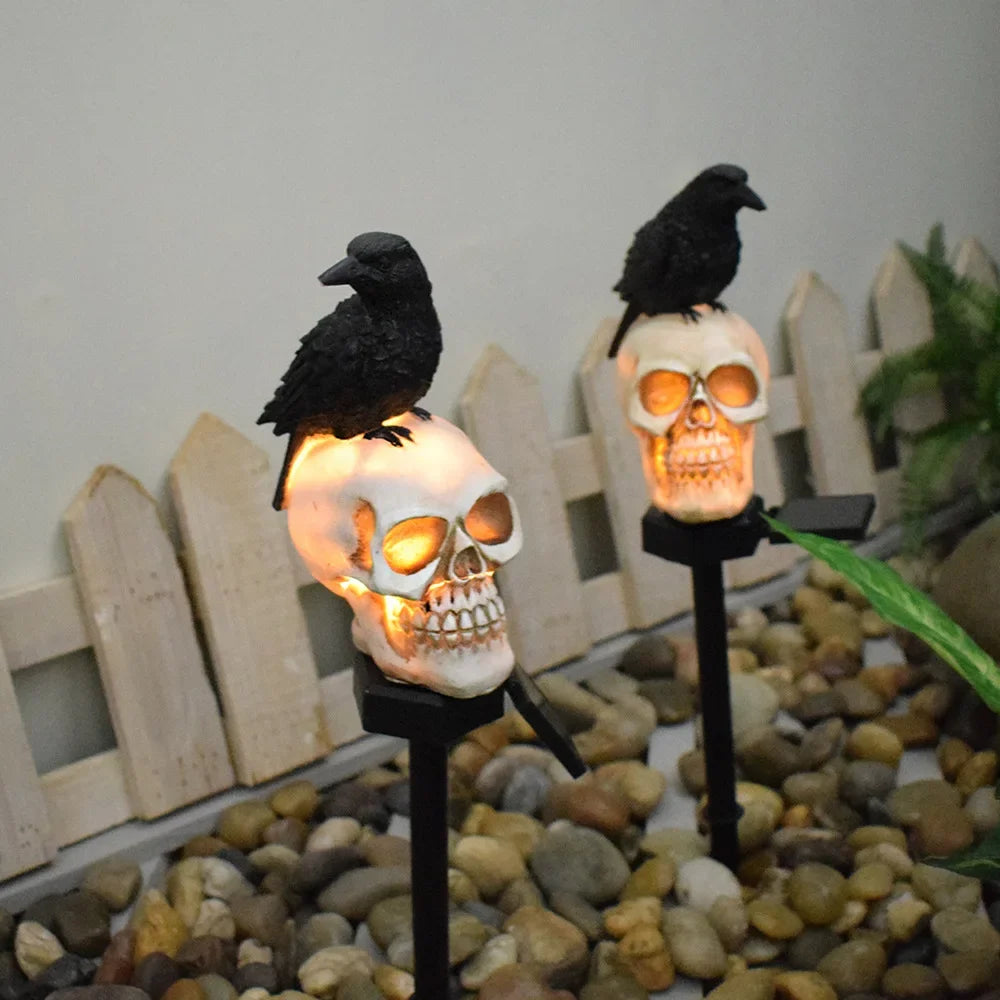 Lanterne Solaire Corbeau