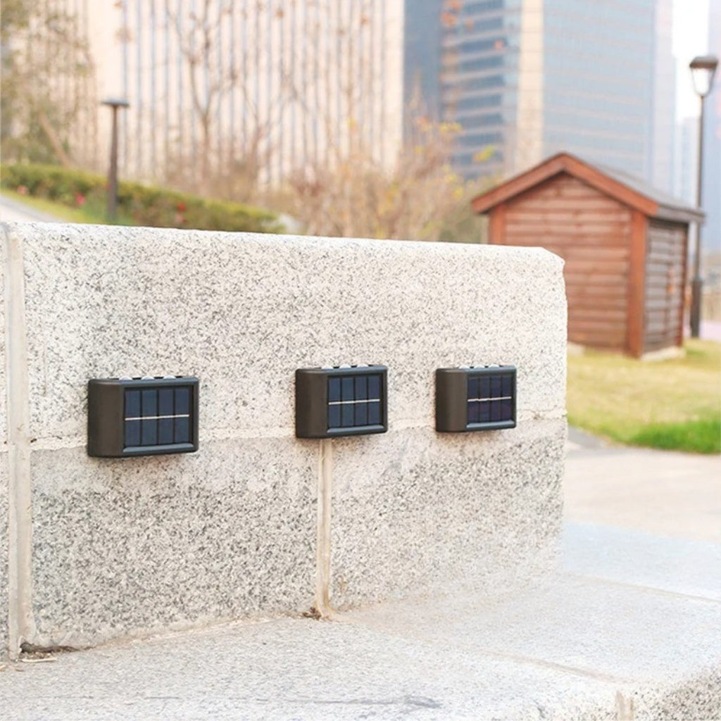 Outdoor Solar Wall Light - Warm White