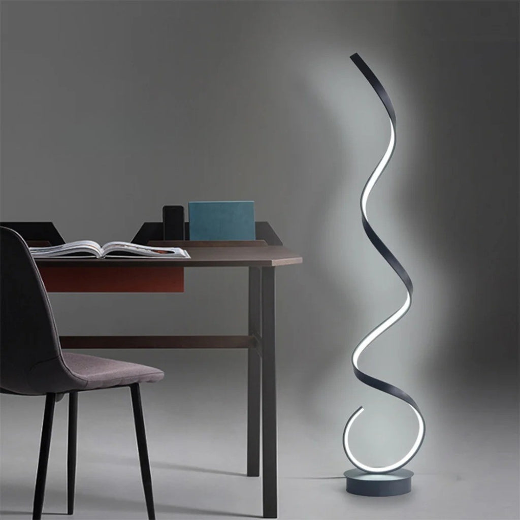 Luminaire Design Sur Pied - Noir