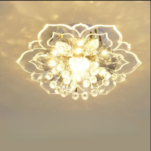 Fleur En Verre Luminaire