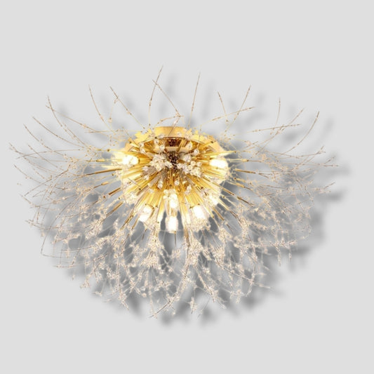 Suspension Luminaire Verre - Or