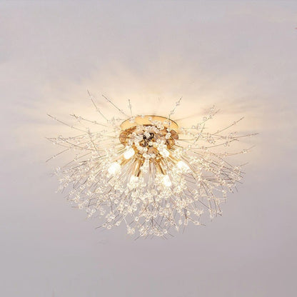 Suspension Luminaire Verre - Or