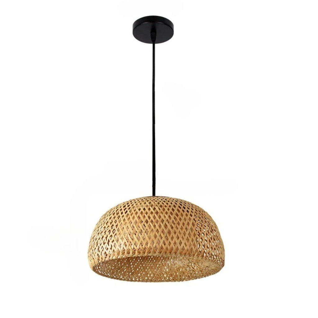 Rattan Ceiling Light Fixture