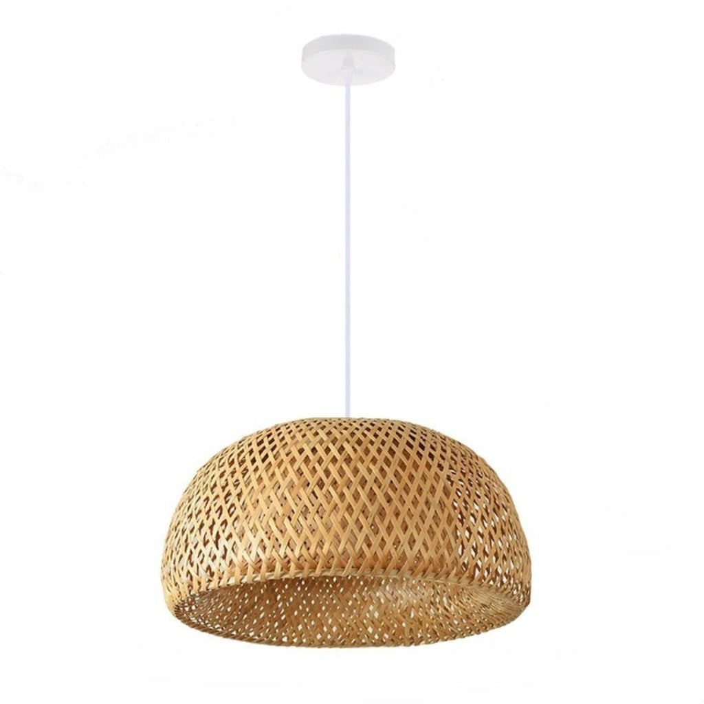 Rattan Ceiling Light Fixture