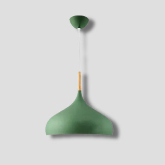 Luminaire En Bois Suspension - Vert