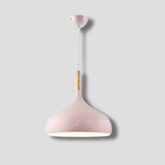 Luminaire En Bois Suspension - Rose