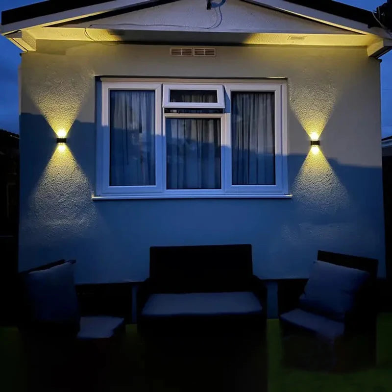Outdoor Solar Wall Light - Warm White