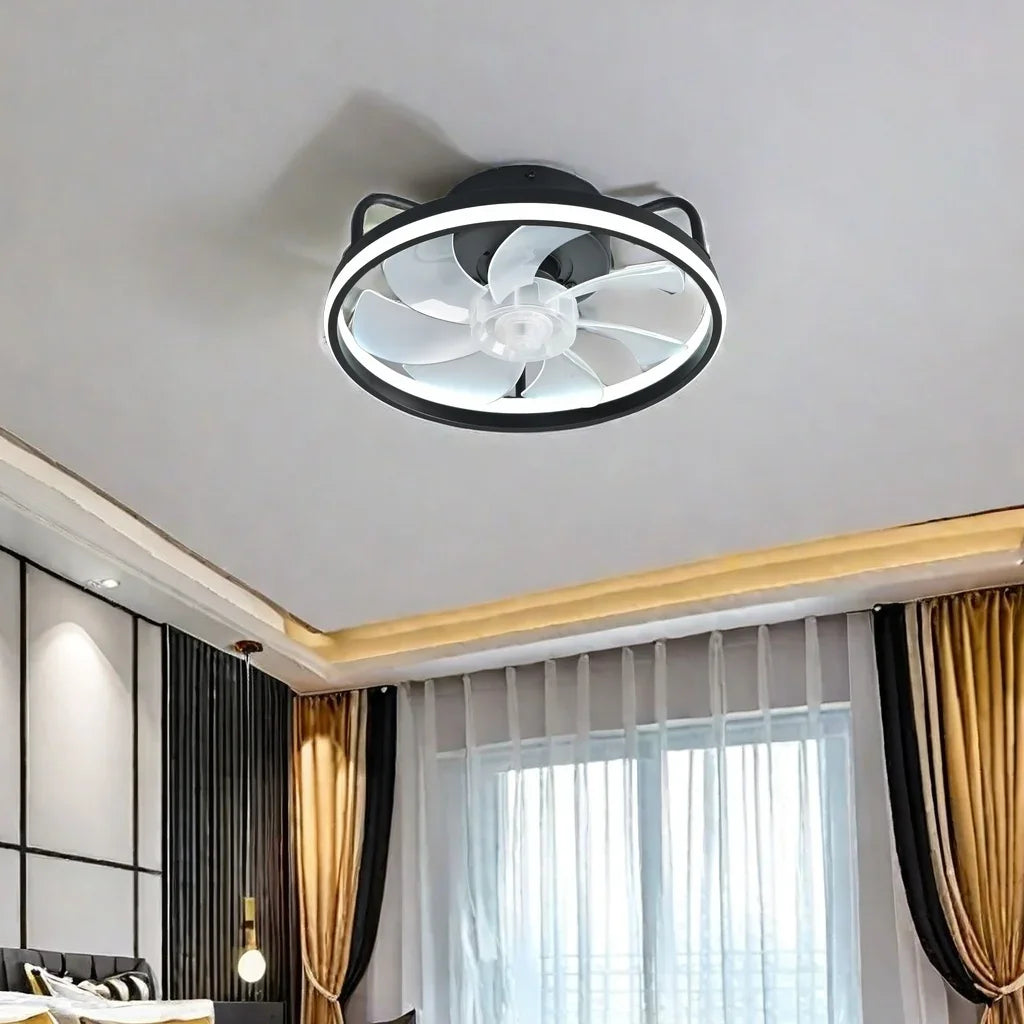 Luminaire Ventilateur Plafond - Noir