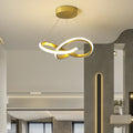 Luminaire Suspension Design Moderne - Or 24cm