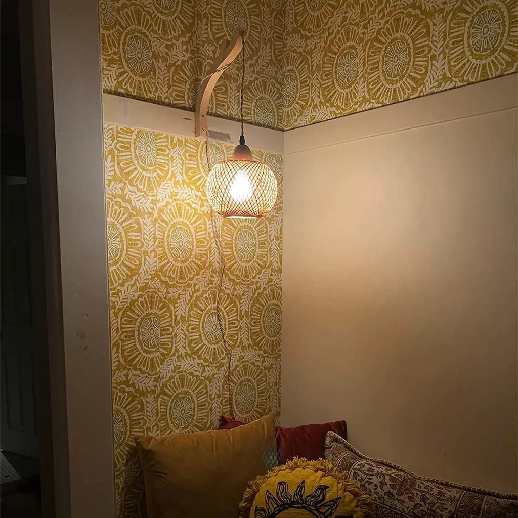 Bamboo Light Fixture