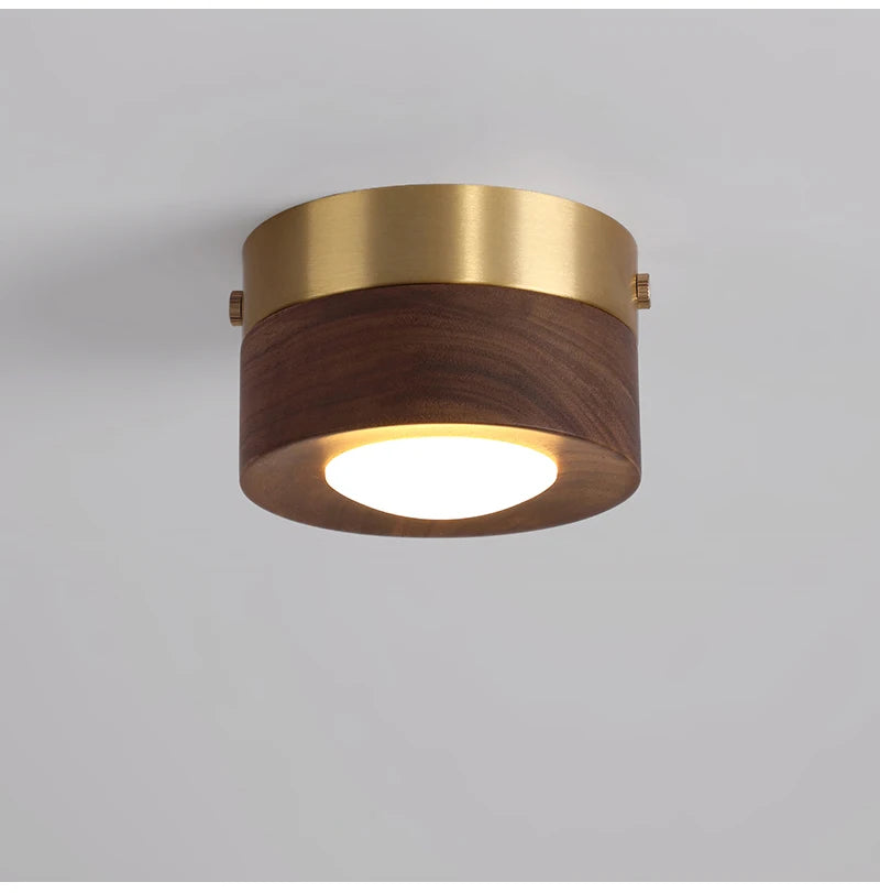 Plafonnier En Bois - Sombre