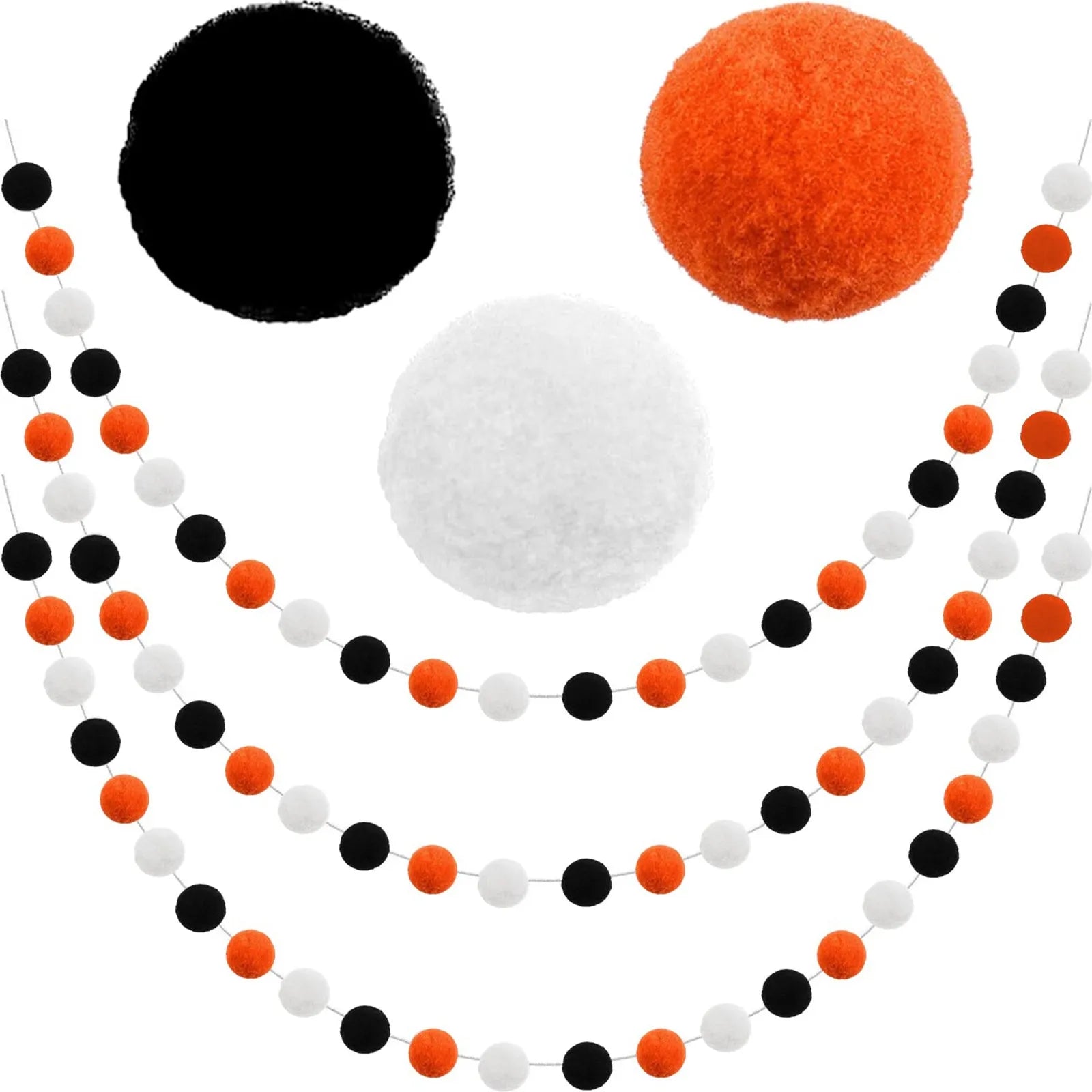Guirlande Couleur Halloween - Lot x3