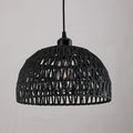 Hemp Pendant Light - Black