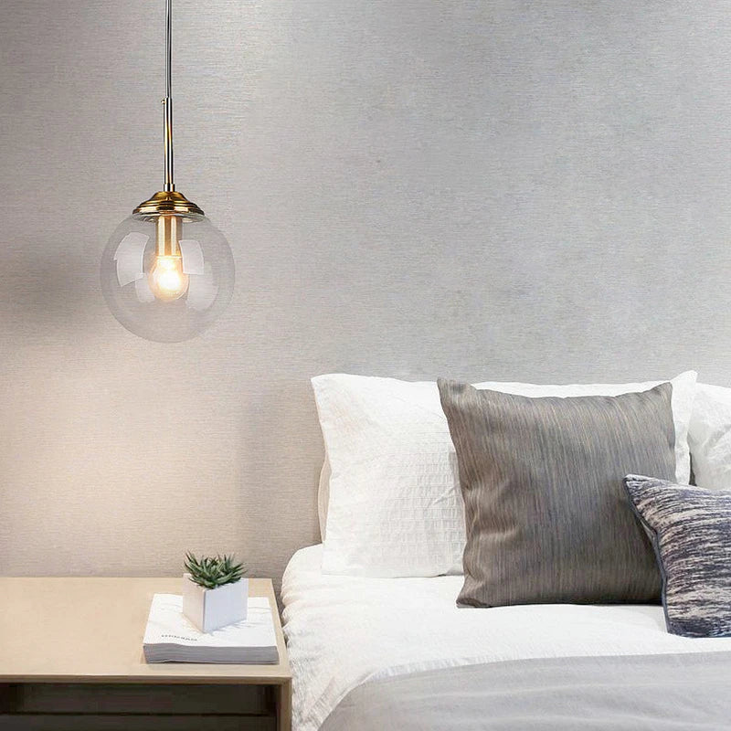 Boule Suspension Luminaire - Verre