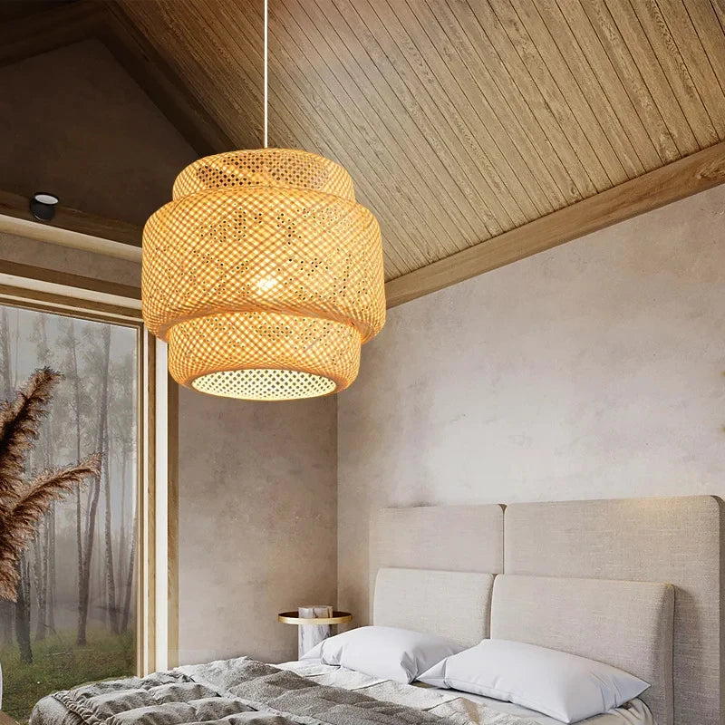 Wicker Pendant Light