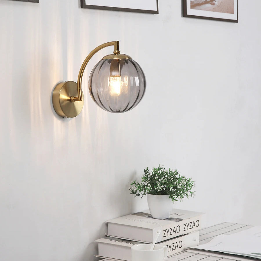 Glass Ball Light Fixture