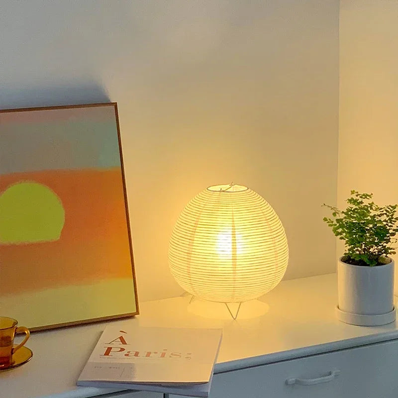 Lampe De Chevet En Papier