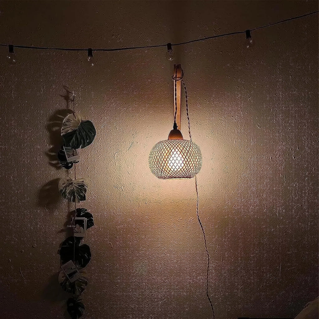 Bamboo Light Fixture