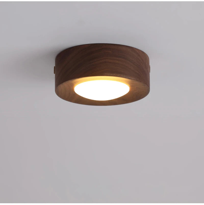 Plafonnier En Bois - Sombre