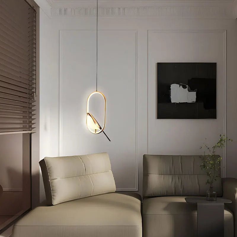 Bird Pendant Light - Oval