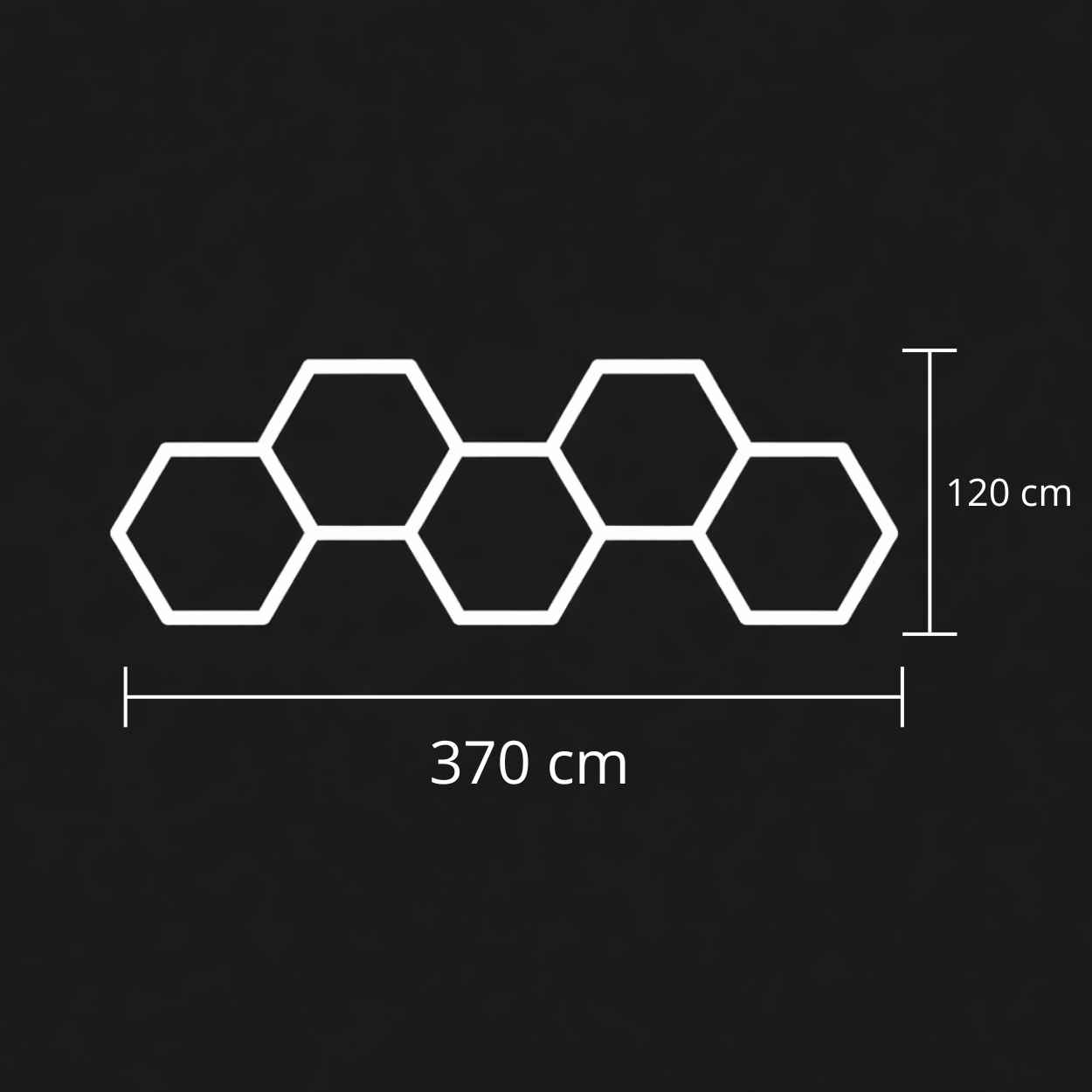 Luminaire LED héxagonal - HX5c