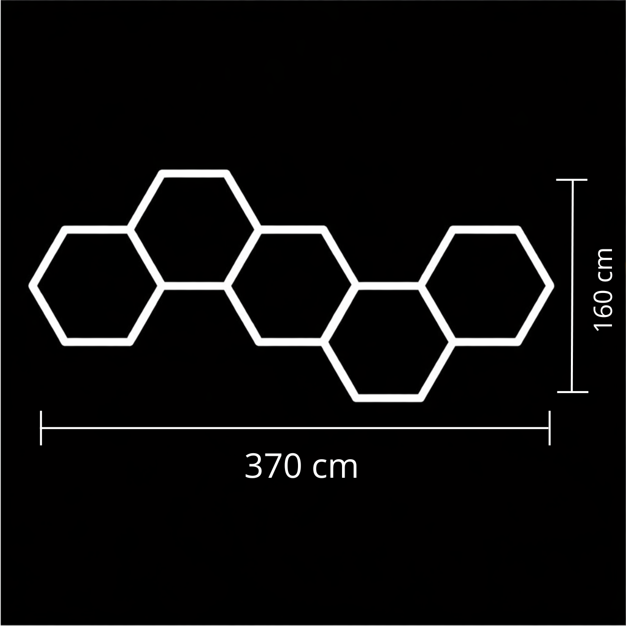 Luminaire LED héxagonal - HX5d