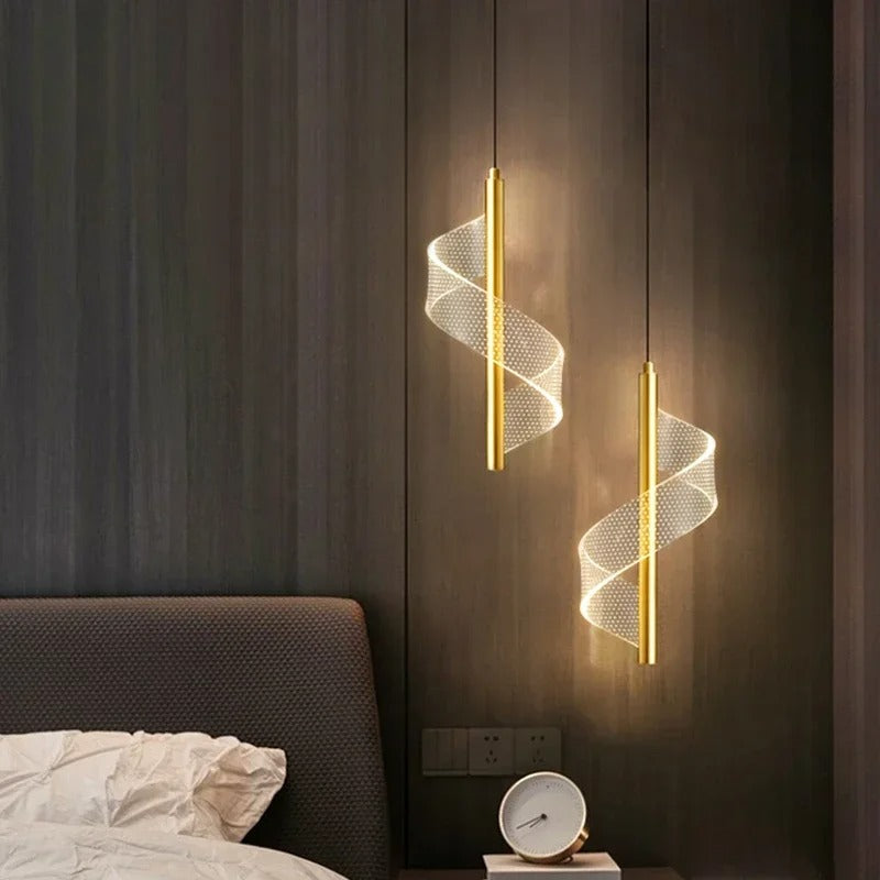 Suspension Luminaire Chic - Or x2