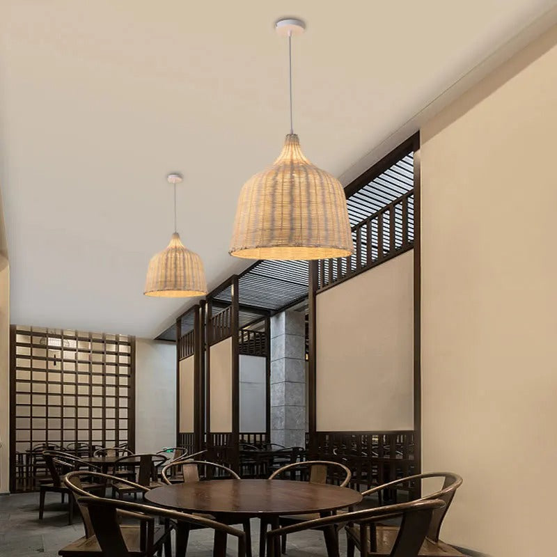 Luminaire Plafonnier En Rotin